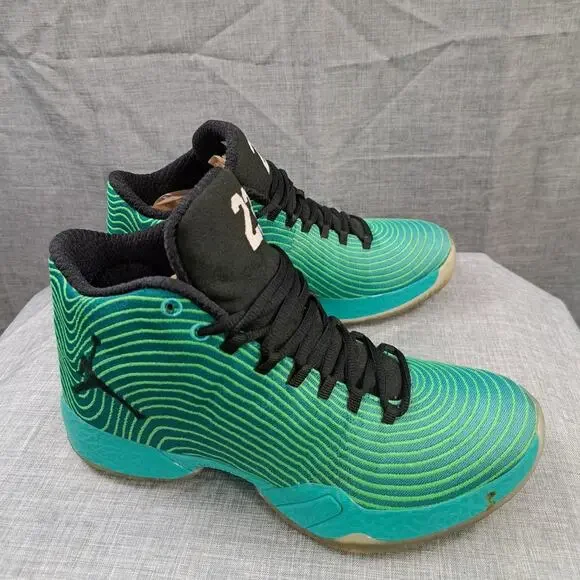 %Nike Air JORDAN XX9 Emerald Green Black Basketball Shoe sz 8 / AJ10